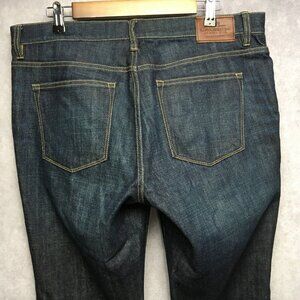 LRL Lauren Jeans Co Womens Classic Boot Cut Blue Jeans size 14 Dark Wash‎ Denim